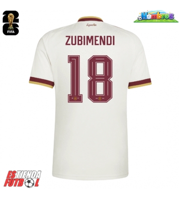 España Martin Zubimendi #18 Segunda Equipación Mundial 2026 Manga Corta España Martin Zubimendi #18 Segunda Equipación Mundial 2026 Manga Corta